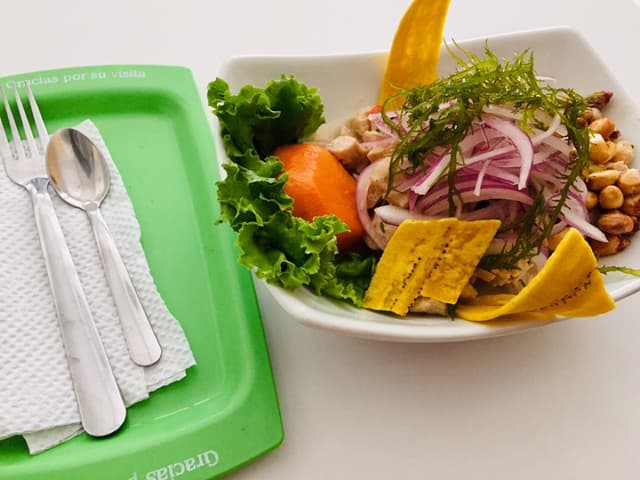 Photo of the dish “Ceviche vegano de soya”