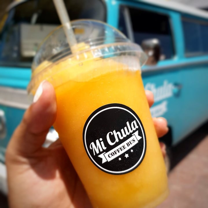 review photo of mi chula coffee bus Smoothie de Mango 🥭 shared by @cultovegano on 01 Aug 2021 - review