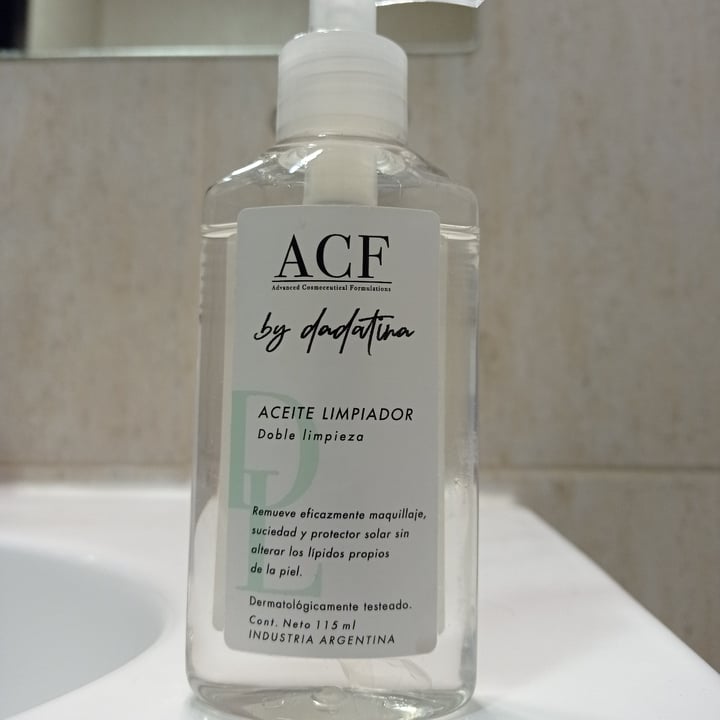review photo of ACF Aceite Limpiador Doble Limpieza by Dadatina shared by @camihernandez on 08 Oct 2021 - review