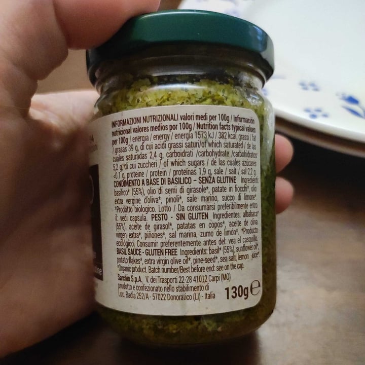 review photo of Sarchio Pesto Vegan shared by @elisatirrito on 14 Jun 2022 - review