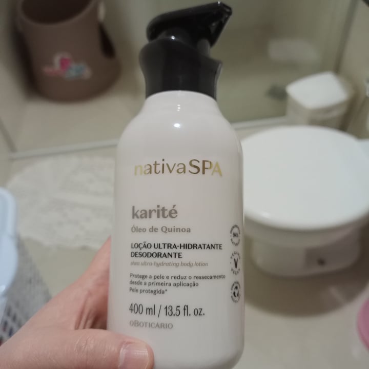 review photo of O Boticário Loção Ultra-Hidratante Desodorante Karite Óleo de Quinoa shared by @meireyumi on 31 Oct 2022 - review