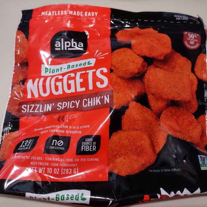 photo of Alpha Foods Plant-Based Nuggets - Sizzlin' Spicy Chik'n shared by @smartassvegan on  09 Jul 2022 - review