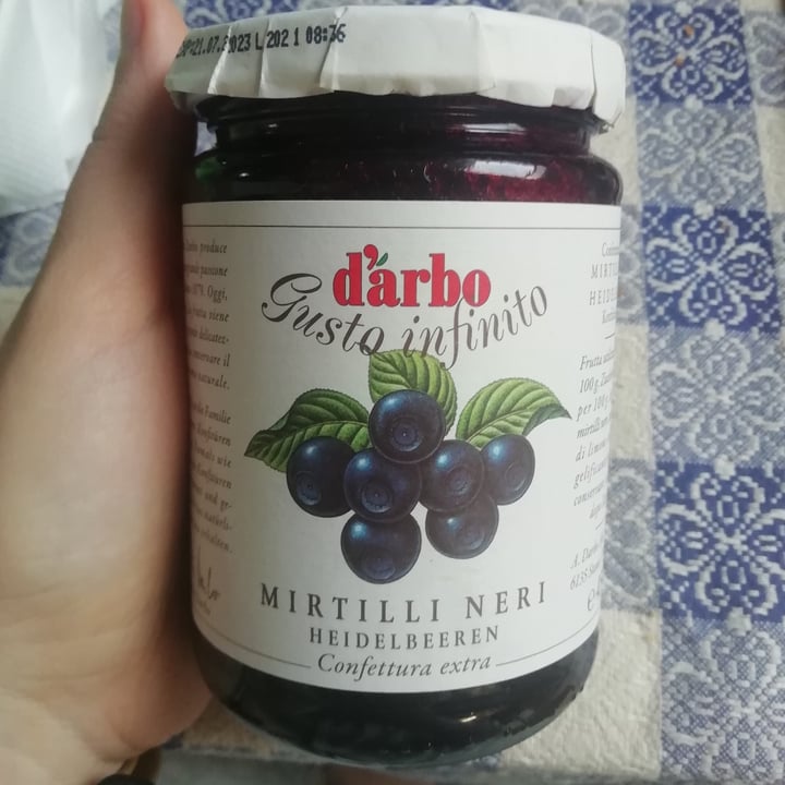 photo of d’arbo Marmellata Di Mirtilli Neri shared by @yue6 on  30 Dec 2021 - review