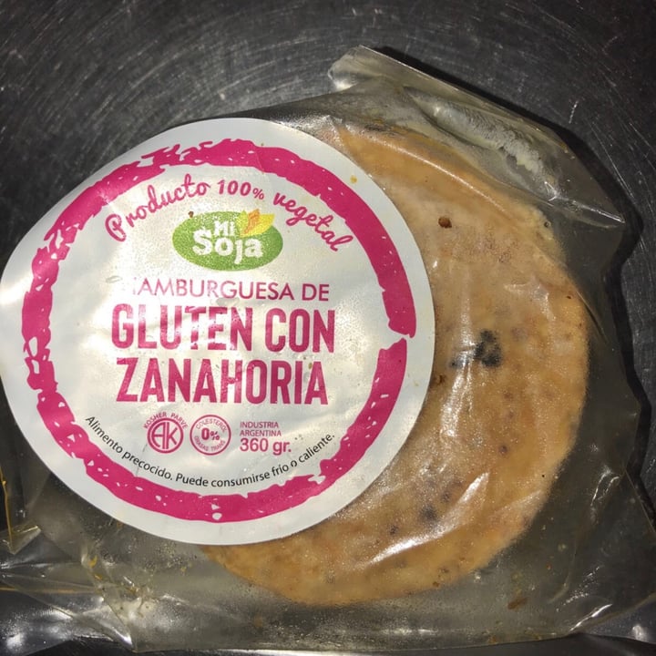 photo of Mi Soja Hamburguesa De Gluten Con Zanahoria shared by @mechab on  14 May 2021 - review