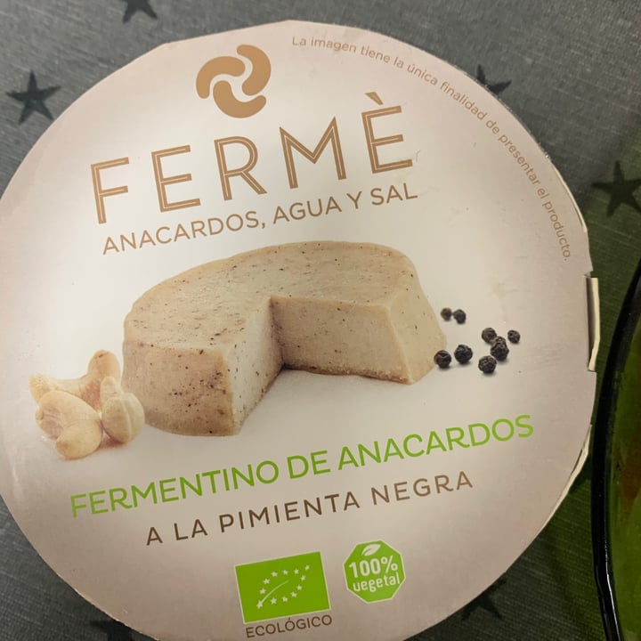 photo of Fermé Fermentino De Anacardos A La Pimienta Negra shared by @mariajosequero on  18 Nov 2020 - review