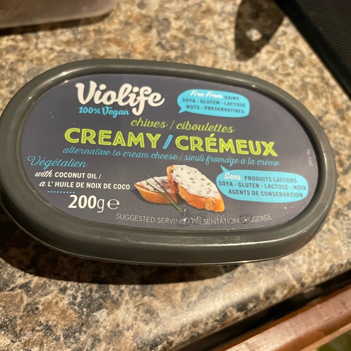 photo of Violife Chives Creamy  shared by @dgomes on  09 Dec 2021 - review