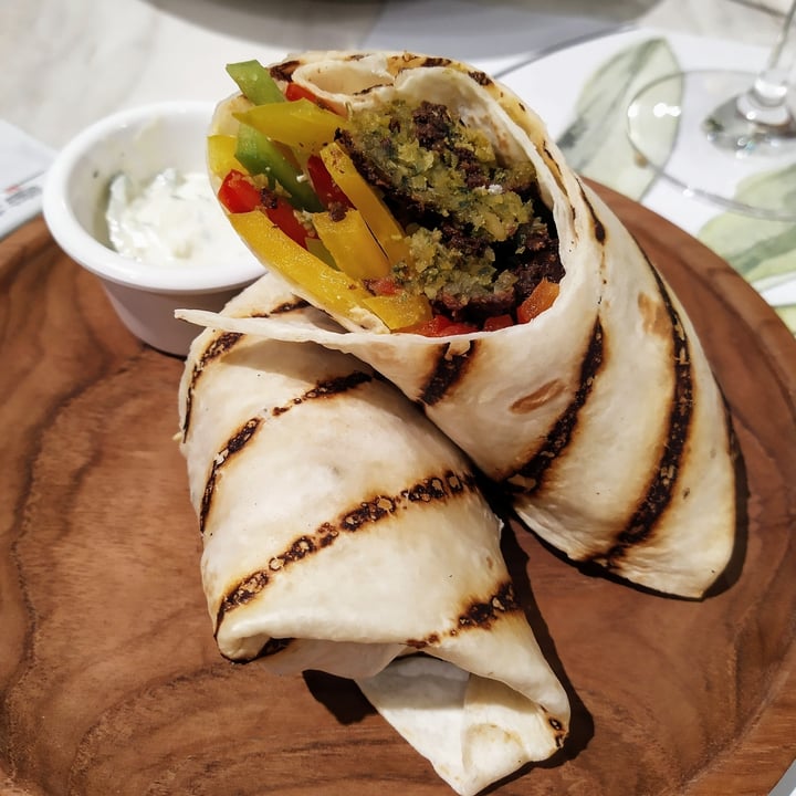 photo of Pano Kato Grill, Pizza & Deli Falafel wrap shared by @windgal on  19 Sep 2020 - review