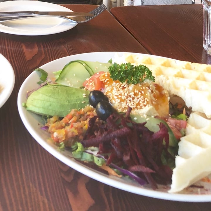 photo of The Waffle House Hummus and avo waffle shared by @saveg on  26 Nov 2022 - review