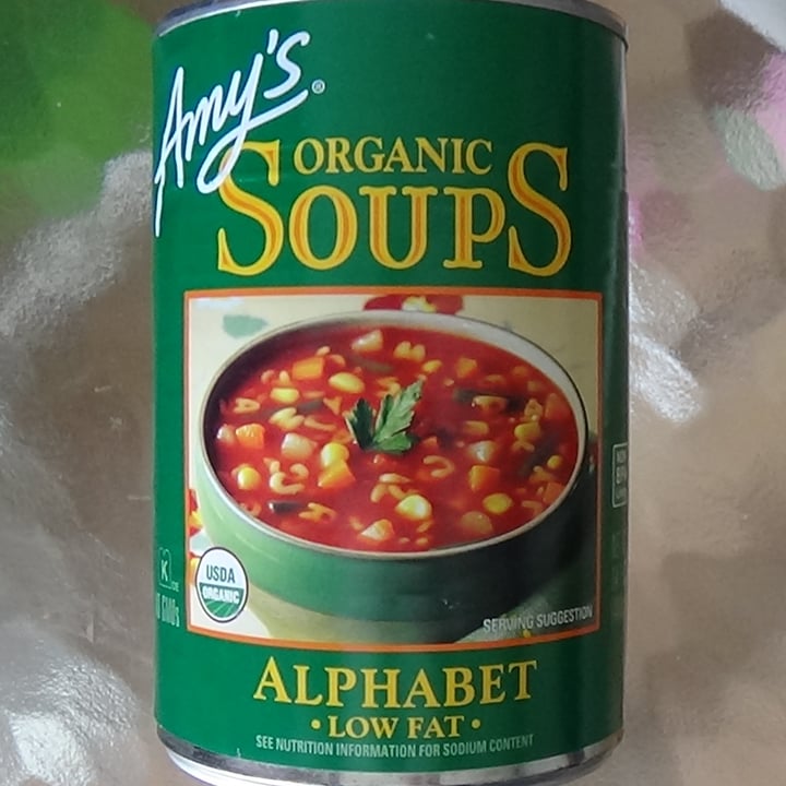 photo of Amy’s Organic Alphabet Soup shared by @feelideal on  05 Jan 2021 - review