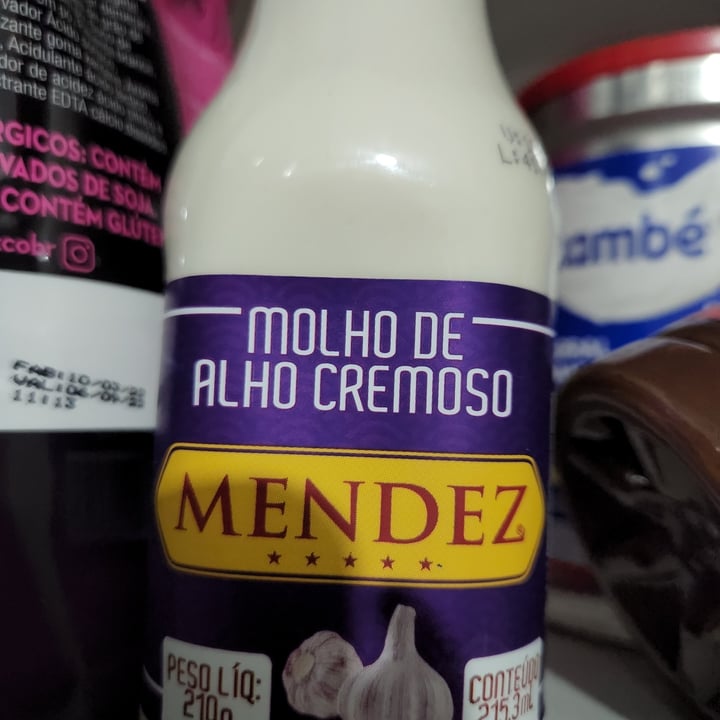 review photo of Mendez molho cremoso de alho shared by @prolife on 25 May 2022 - review