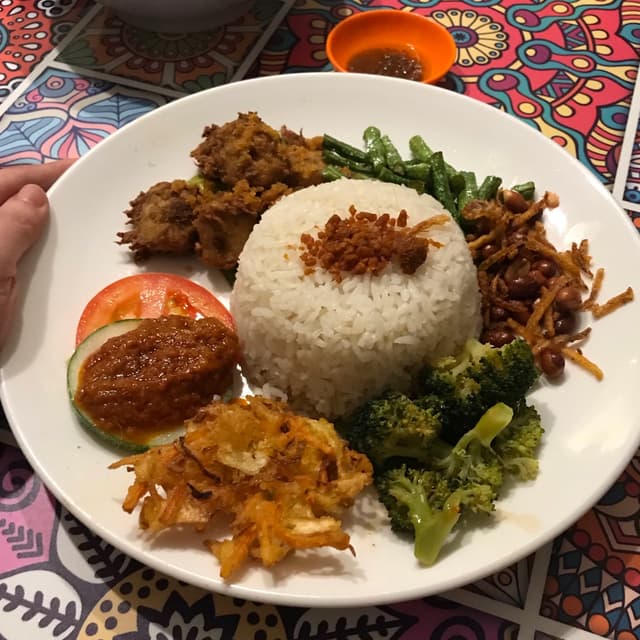 Photo of the dish “Nasi Lemak Fried Chicken”