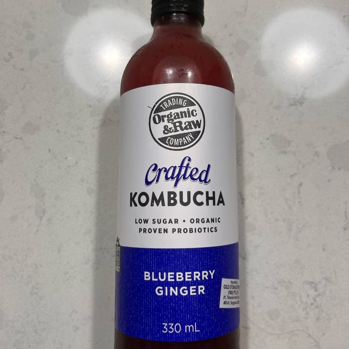 photo of Crafted Kombucha blueberry ginger shared by @kr1stin on  01 Feb 2022 - review