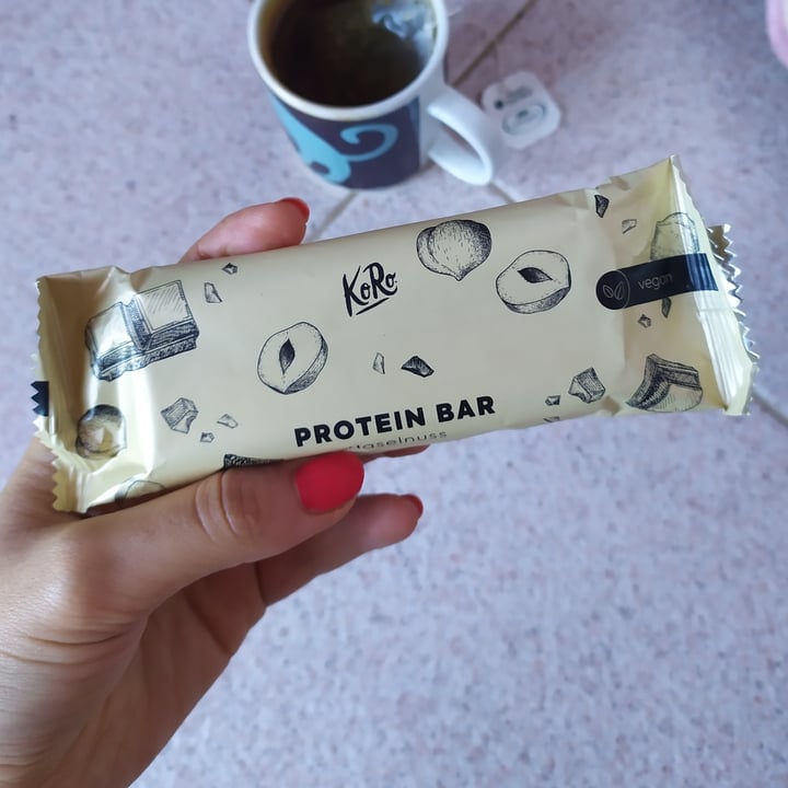 photo of Koro Protein bar haselnuss shared by @fraveganita on  13 Sep 2022 - review