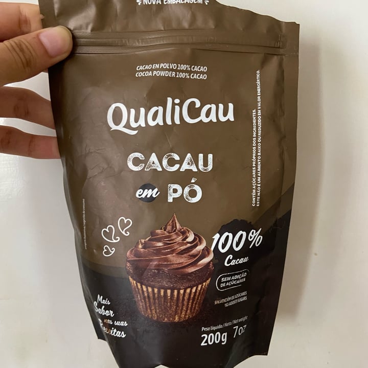 photo of Qualicau Cacau em pó 100% cacau shared by @anajuliamacedo on  06 Aug 2022 - review