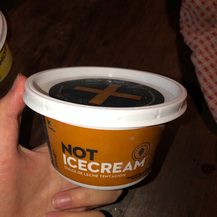 photo of NotCo Not Icecream Dulce de Leche Tentación shared by @lectoravegan on  29 Jan 2021 - review