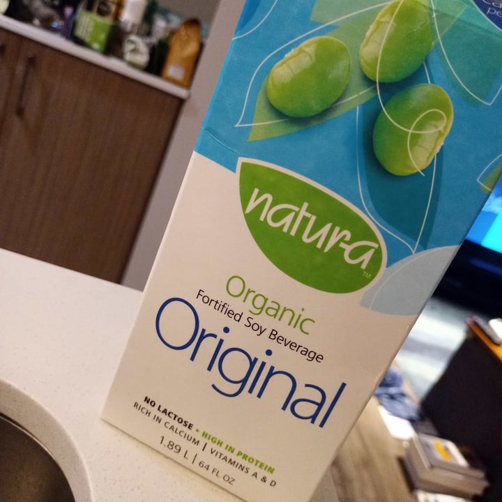 photo of Natura Organic Fortified Soy Beverage shared by @veganthermos on  24 Dec 2020 - review