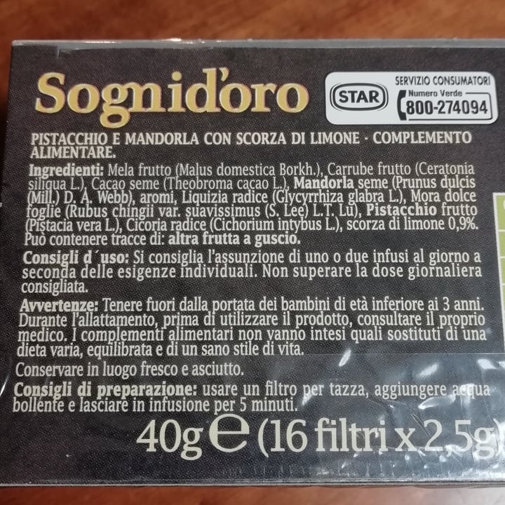 review photo of Sognid'oro Delizie di frutta secca - pistacchio e mandorle con scorza di limone shared by @4ngie on 22 Apr 2022 - review