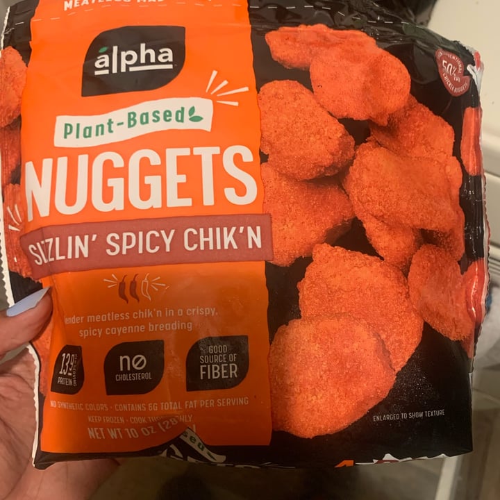 photo of Alpha Foods Plant-Based Nuggets - Sizzlin' Spicy Chik'n shared by @prettybbzia on  26 Mar 2022 - review