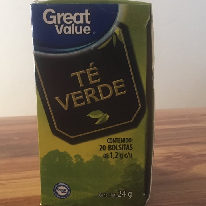 photo of Great Value  Te verde shared by @isasalazar on  01 Nov 2021 - review