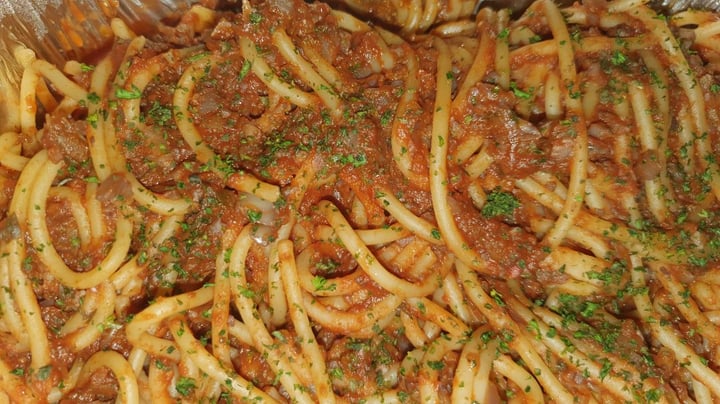 photo of Vegan E Meet Italy Spaghetti Ragu shared by @sunshineyum on  07 Jan 2020 - review