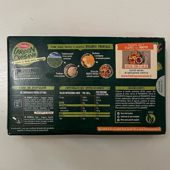 review photo of Findus Green Cusine Nuggets Vegetali shared by @silvia22m on 08 Sep 2022 - review