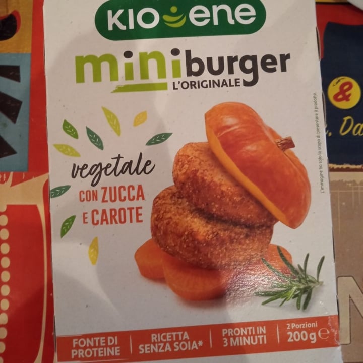 photo of Kioene mini burger carota e zucca shared by @chiaramisa61 on  08 Jun 2022 - review