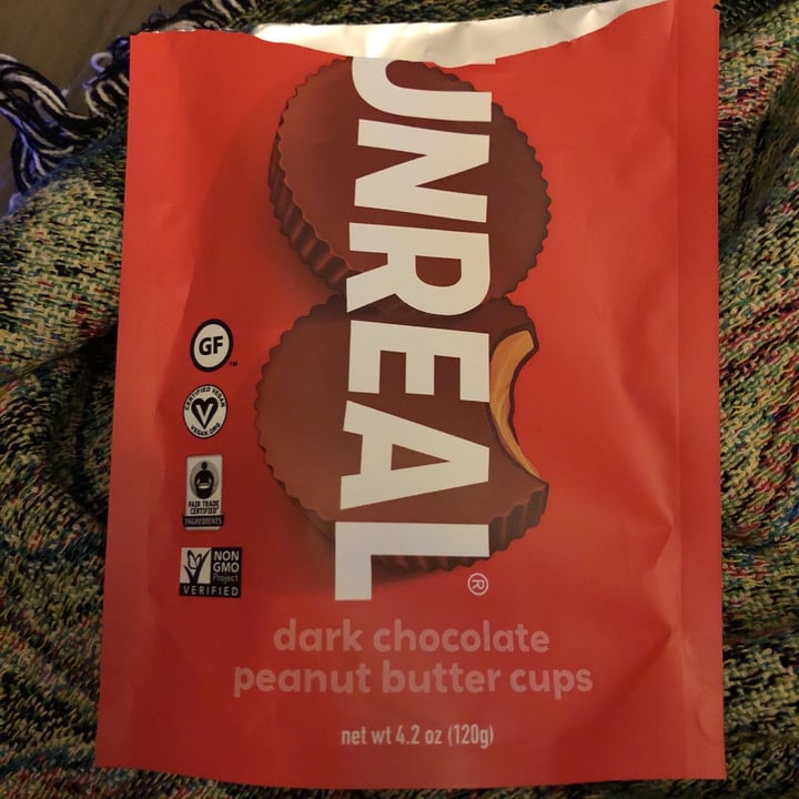photo of UNREAL Dark Chocolate Peanut Butter Cups shared by @martina on  07 Feb 2021 - review