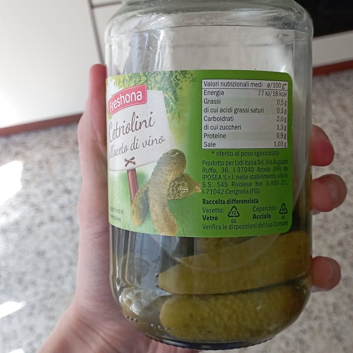 review photo of Freshona Cetriolini All’aceto Di Vino shared by @camillacespi on 31 Mar 2022 - review