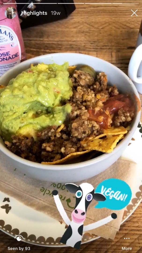 review photo of The Glasvegan Vegan Haggis Nachos shared by @glampirex on 24 Oct 2019 - review