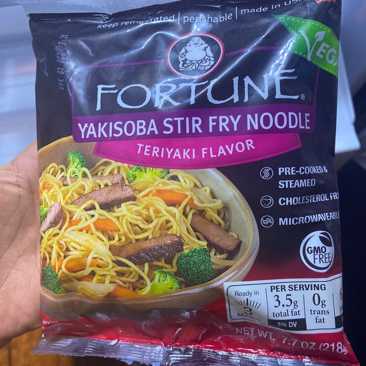 photo of Fortune® Noodles Yakisoba Stir Fry Noodle Teriyaki Flavor shared by @jessicarabbit on  03 Sep 2020 - review