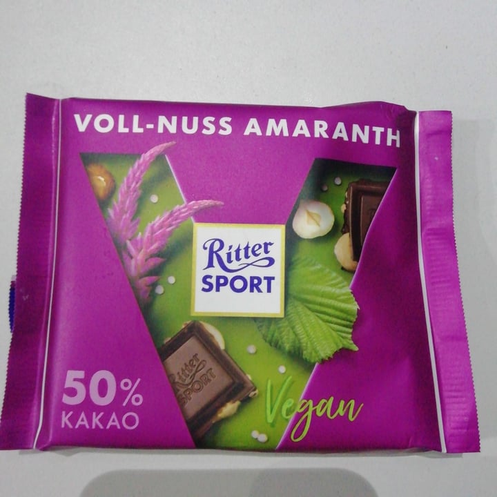 review photo of Ritter Sport Voll-Nuss Amaranth shared by @laurapsycho on 25 Jun 2021 - review