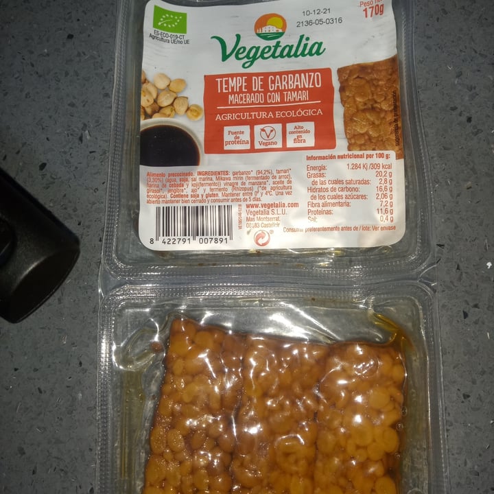 review photo of Vegetalia Tempeh marinado en tamari shared by @begoveg on 29 May 2022 - review