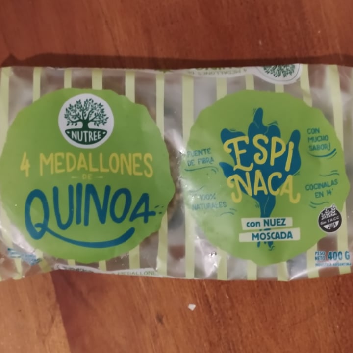 photo of Nutree Medallones De Quinoa Espinaca Con Nuez Moscada shared by @krkn on  15 Dec 2020 - review