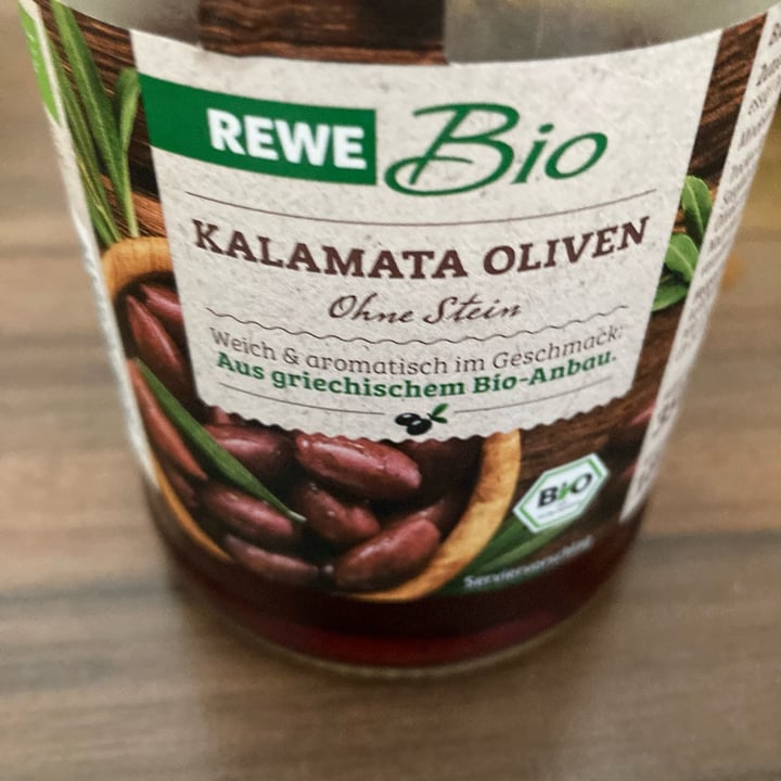 photo of Rewe Bio kalamata oliven ohhe stein shared by @abi88 on  29 Aug 2022 - review