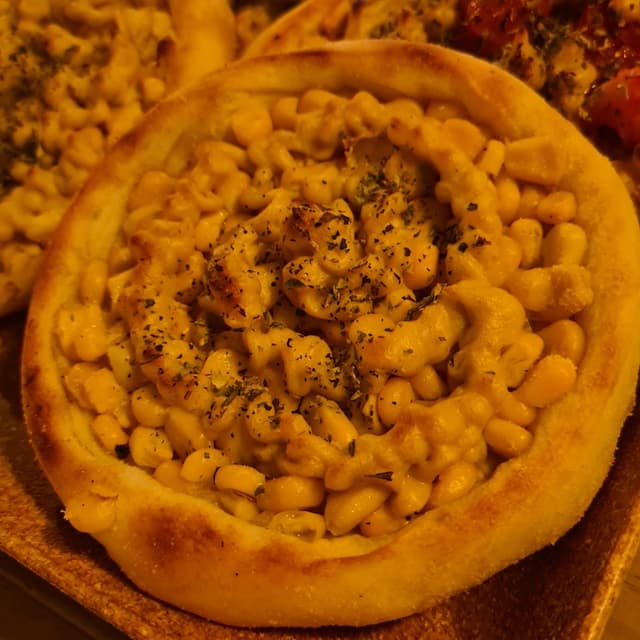 Photo of the dish “Esfiha de milho com catupiry”