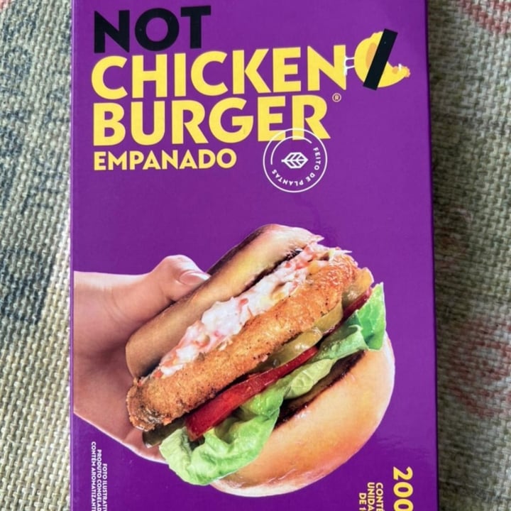photo of NotCo Not Chicken Burger Empanado shared by @silvanaservolo on  14 Sep 2022 - review