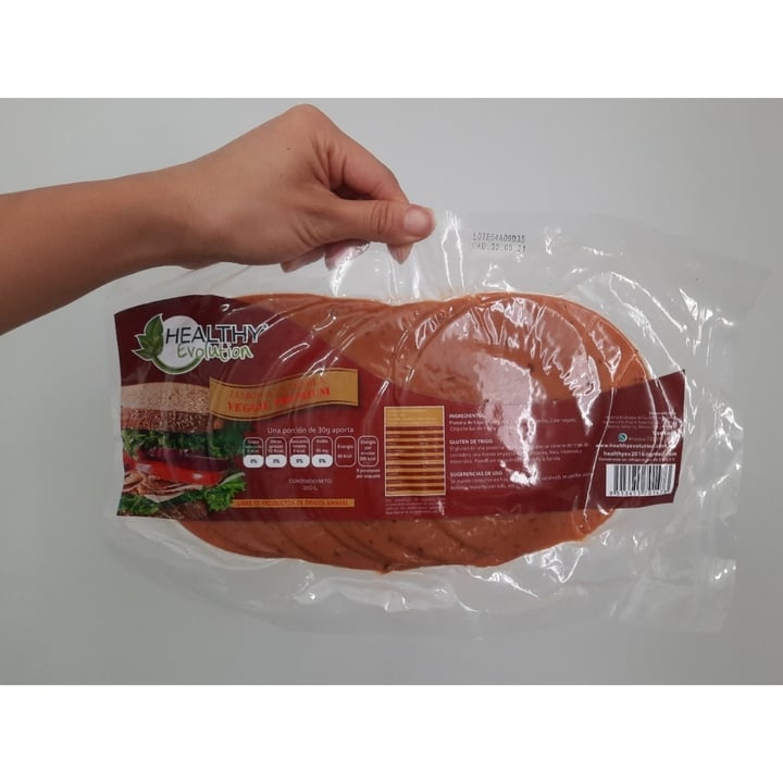 photo of Healthy Evolution Jamón Veggie Premium shared by @karinalflores on  03 Apr 2022 - review