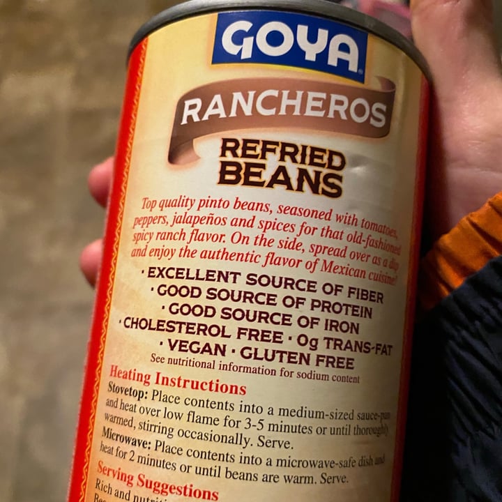 review photo of Goya Rancheros Refried Beans shared by @kitkas on 10 Jan 2021 - review