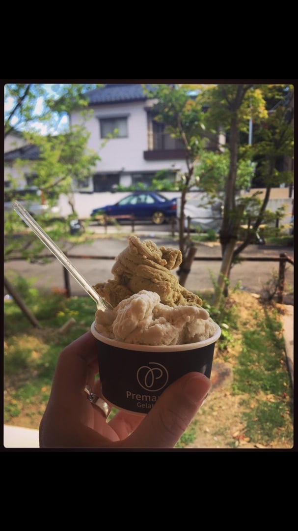 photo of Premarché Gelateria プレマルシェ・ジェラテリア Vegan Gelato / Pistacho & Olive Oil shared by @gracethegrouch on  29 Apr 2020 - review
