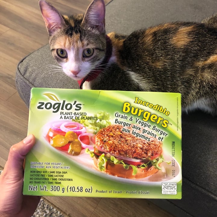 photo of Zoglo's Vegburger - Grains & Vegetables shared by @blessidthevegan on  18 Mar 2021 - review