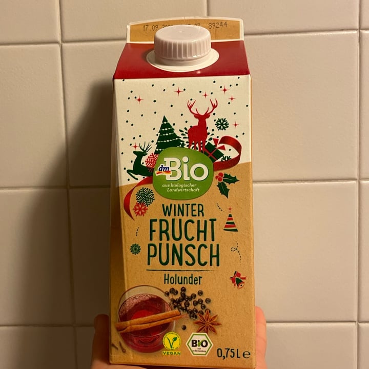 photo of dmBio Winter Fruchtpunsch shared by @veraab on  18 Dec 2021 - review