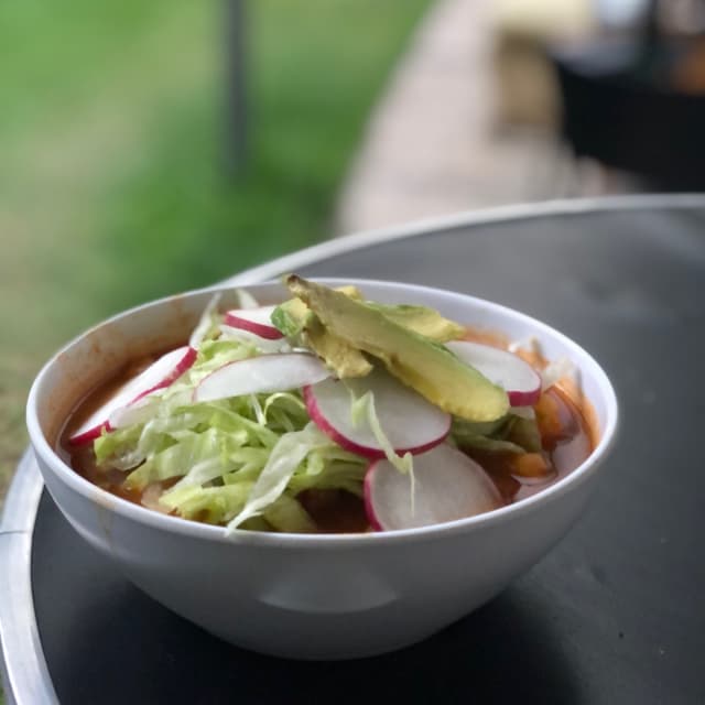 Photo of the dish “Pozole de setas”