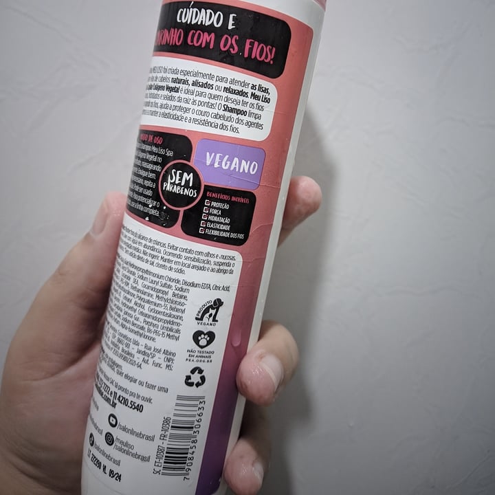 photo of Salon line shampoo meu liso colágeno Vegetal shared by @karinacarvalhog on  20 Nov 2022 - review