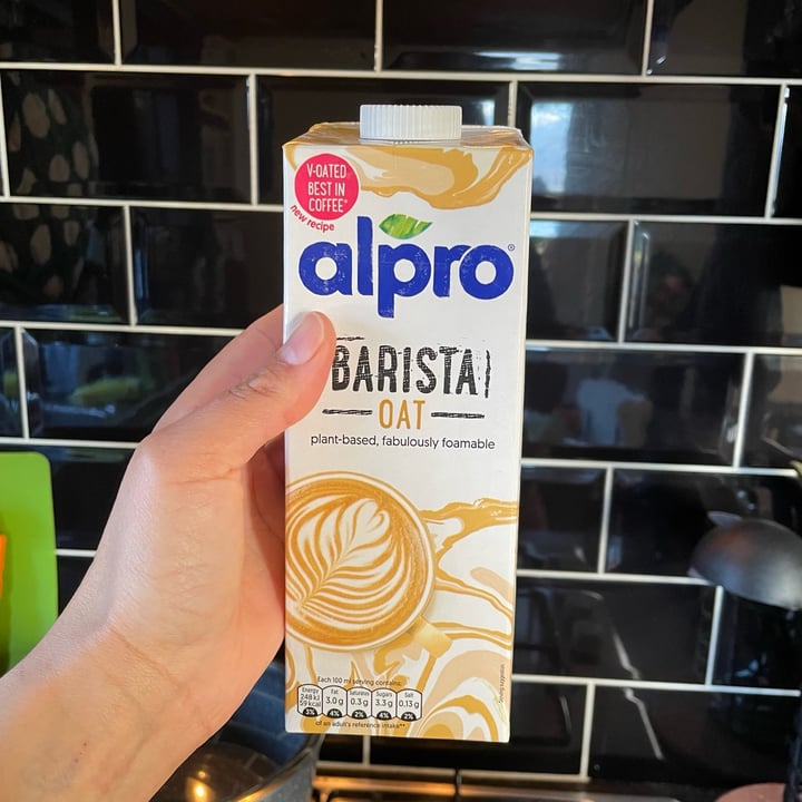 photo of Alpro Barista Oat Milk shared by @southernveganupnorth on  14 Mar 2022 - review
