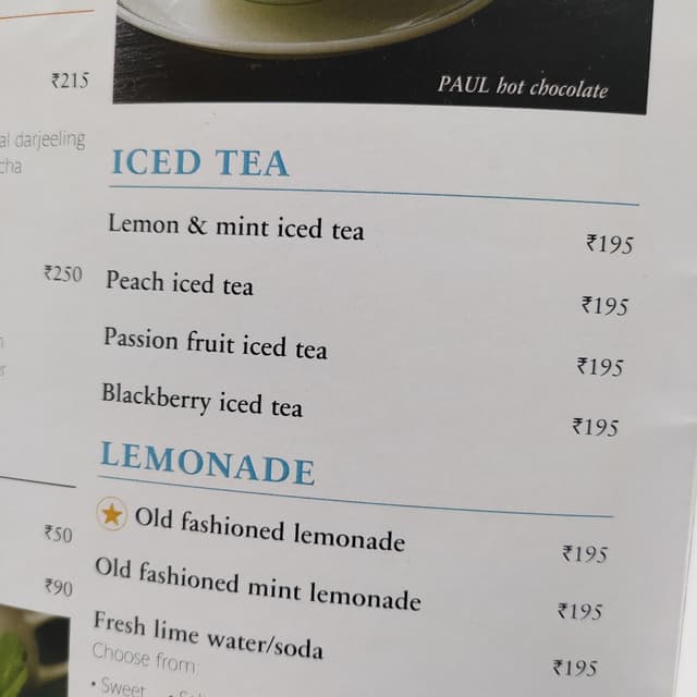 Photo of the dish “Lemon & Mint Iced Tea”