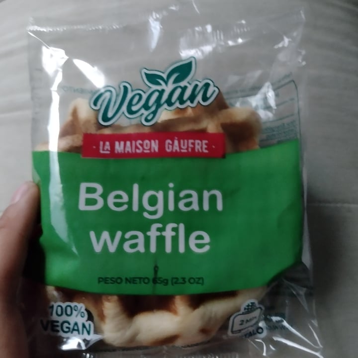 photo of La Maison Gáufre Belgian Waffle Vegan shared by @flornoetzel on  19 Apr 2021 - review