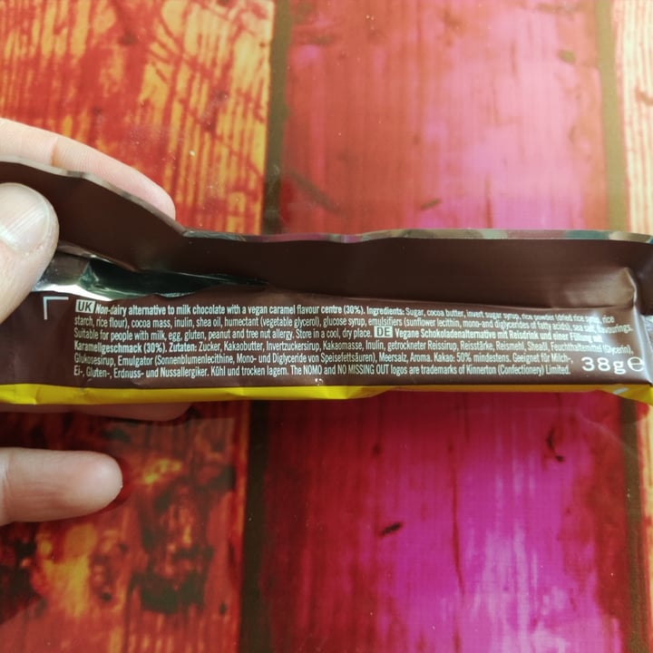 photo of NOMO Caramel Chocolate Bar shared by @saechsine on  10 Jun 2022 - review