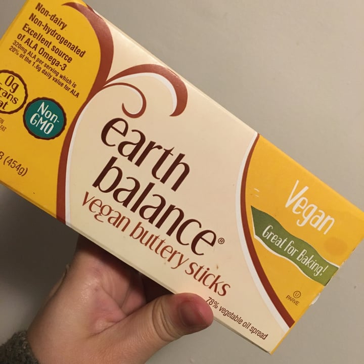 photo of Earth Balance Vegan Buttery Sticks shared by @lafoodievegana on  26 Dec 2020 - review