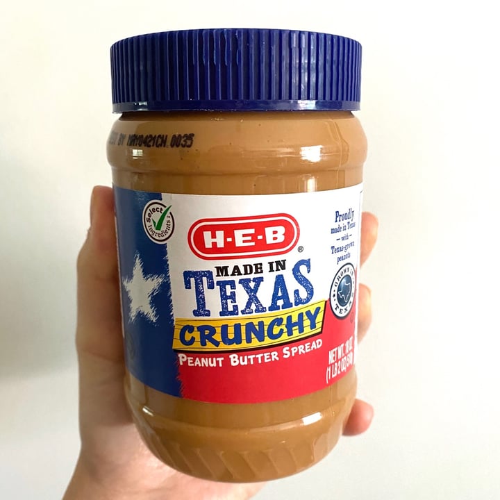 photo of H-E-B Crunchy Peanut Butter shared by @karla93 on  29 May 2020 - review