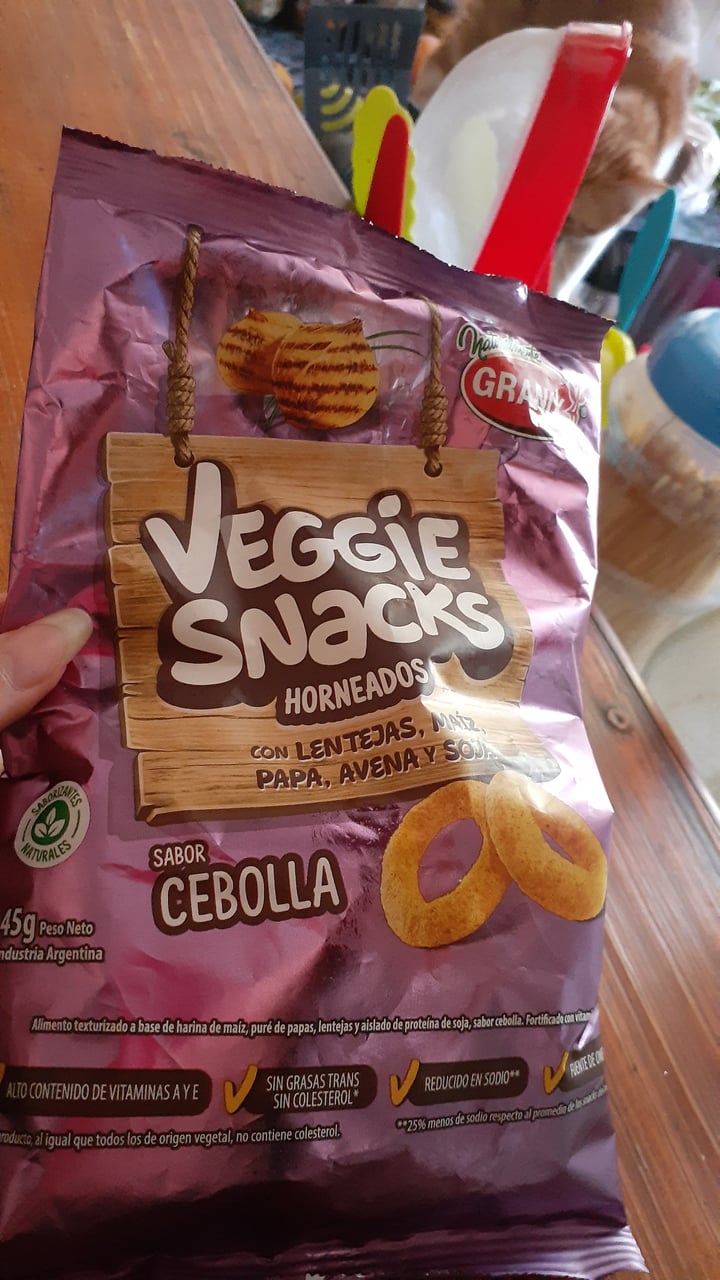 photo of Granix Veggie Snacks Sabor Cebolla shared by @lisantucho on  16 Jan 2021 - review